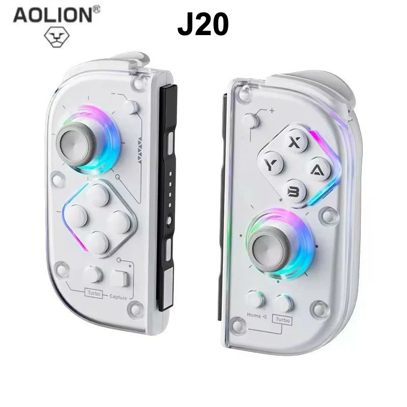 AOLION J20/J20 Pro Nintendo Switch Joycon с левым и правым датчиками движения настраиваемый беспроводной игровой контроллер для аксессуаров Joy con Switch