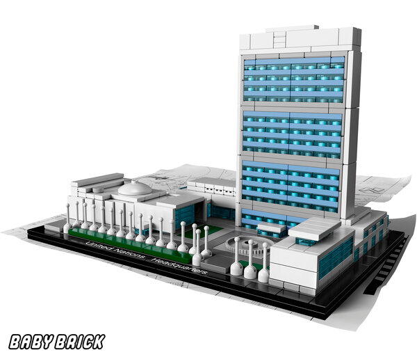 Конструктор LEGO Architecture Штаб-квартира ООН (LEGO 21018)
