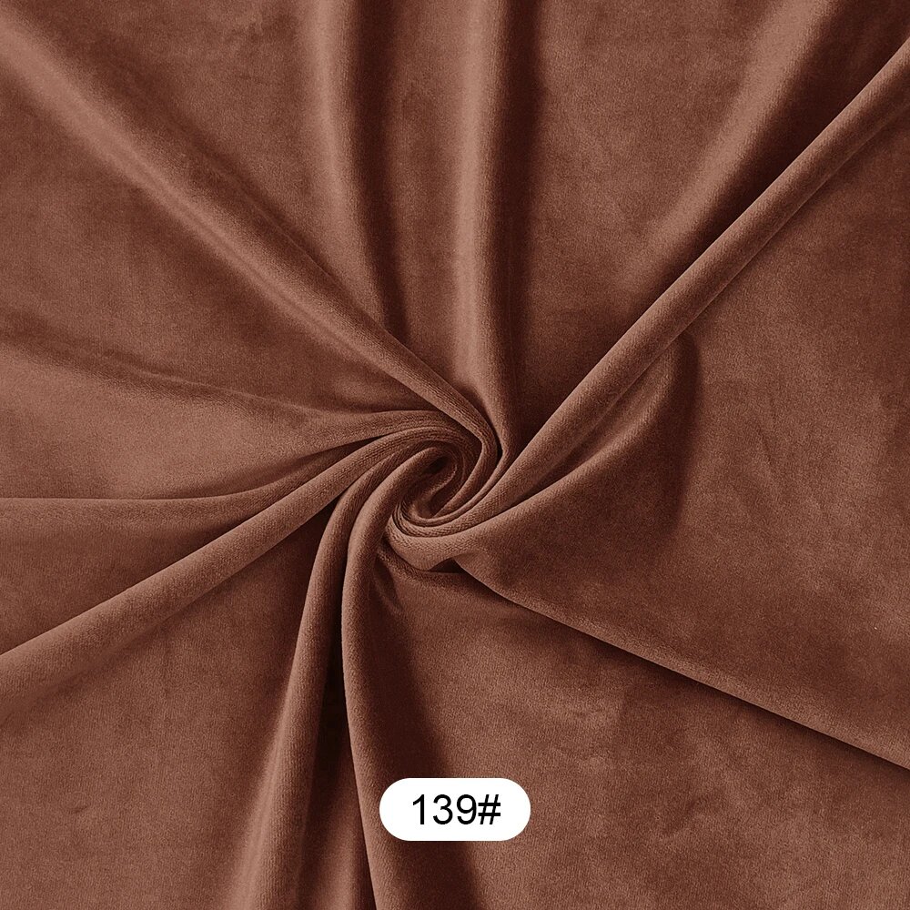 Минки ткань коричневая 139#, 50x50 см, стрейч