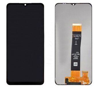 Дисплей для Samsung A127F Galaxy A12s в сборе (черный) (100% LCD) + набор инструментов и клей
