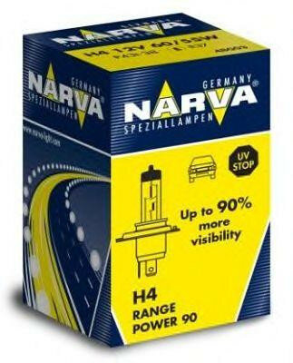 NARVA 48003 Лампа H4 12V 60/55W галогенная Range Power