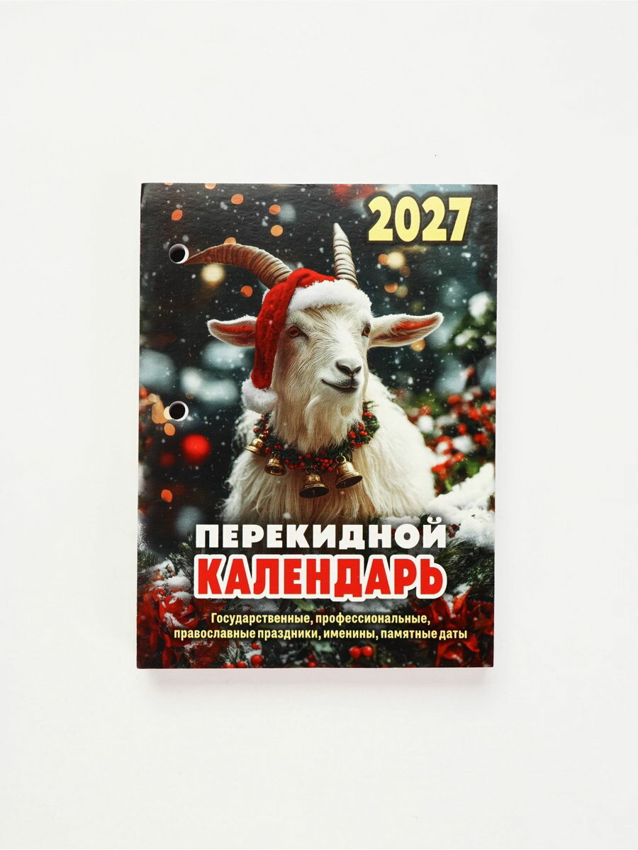 Календарь 2027, перекидной "Символ года", вид: перекидной, тематика: новогодняя
