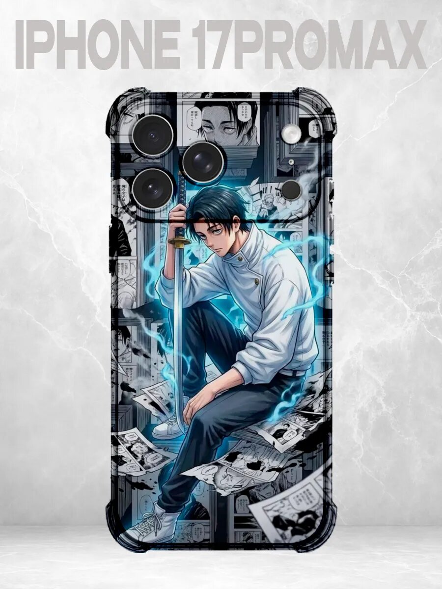 Чехол на iPhone 17 Pro Max Мегуми Магическая битва меч