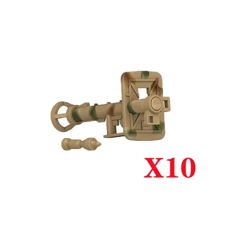 BRICKPANDA военные строительные блоки MOC X024 Бежевый, N6001-10PCS