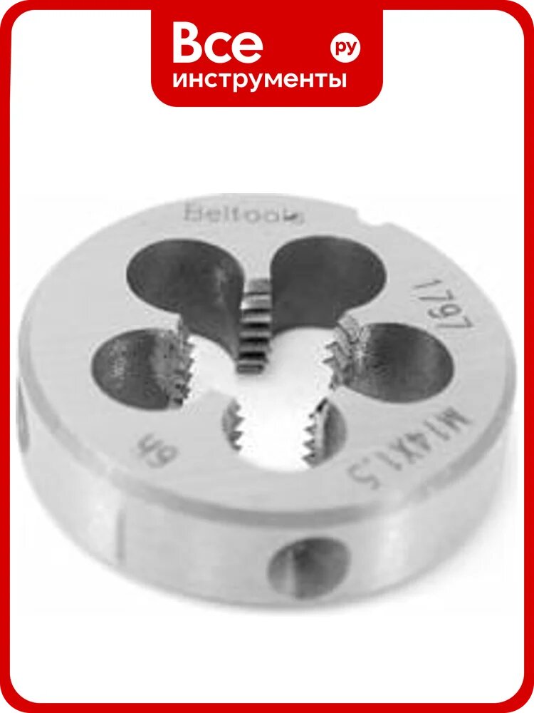 Плашка М14x1,5 6h D=38 мм Beltools ri.128.608