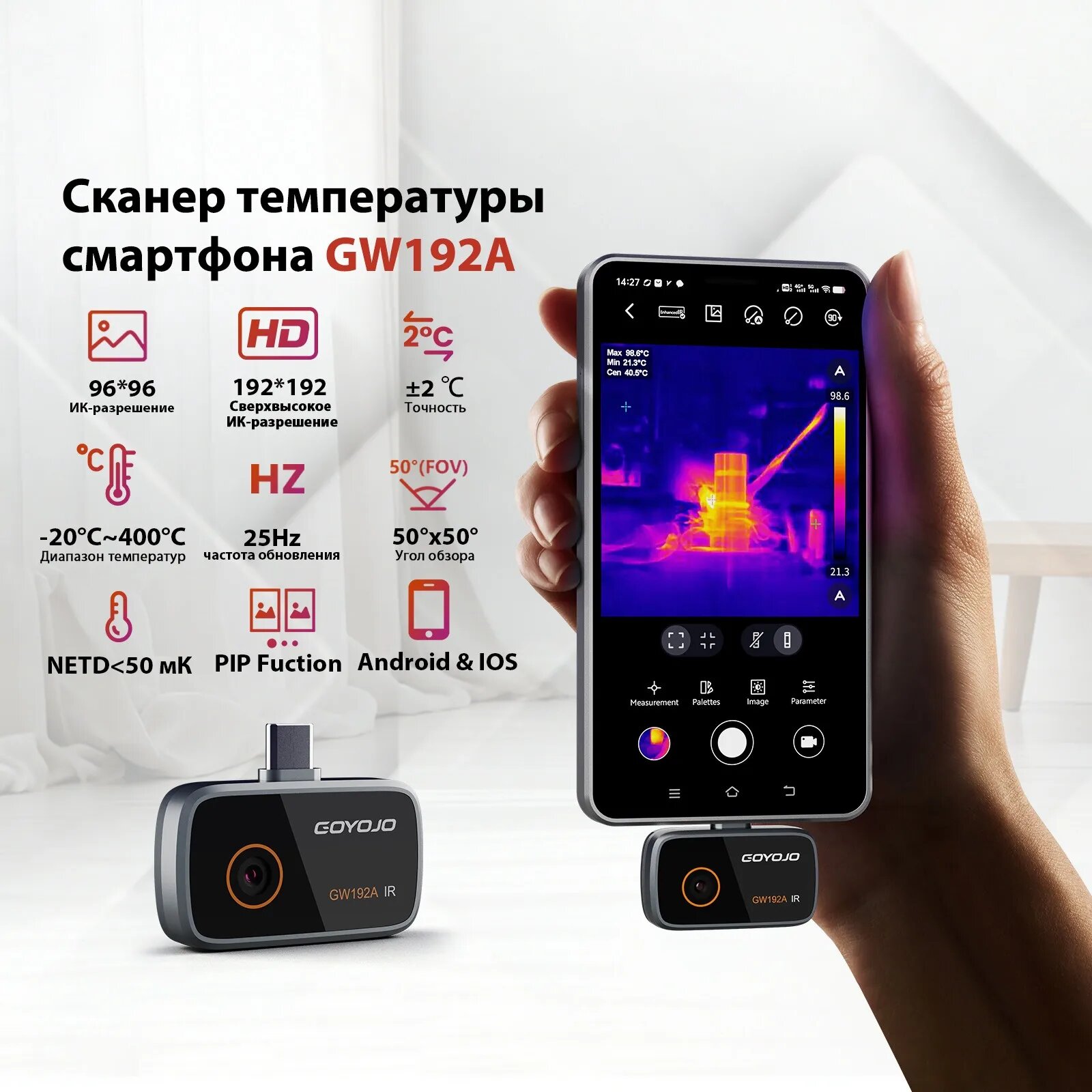 Тепловизор CSCUNSHE GW192A для телефона