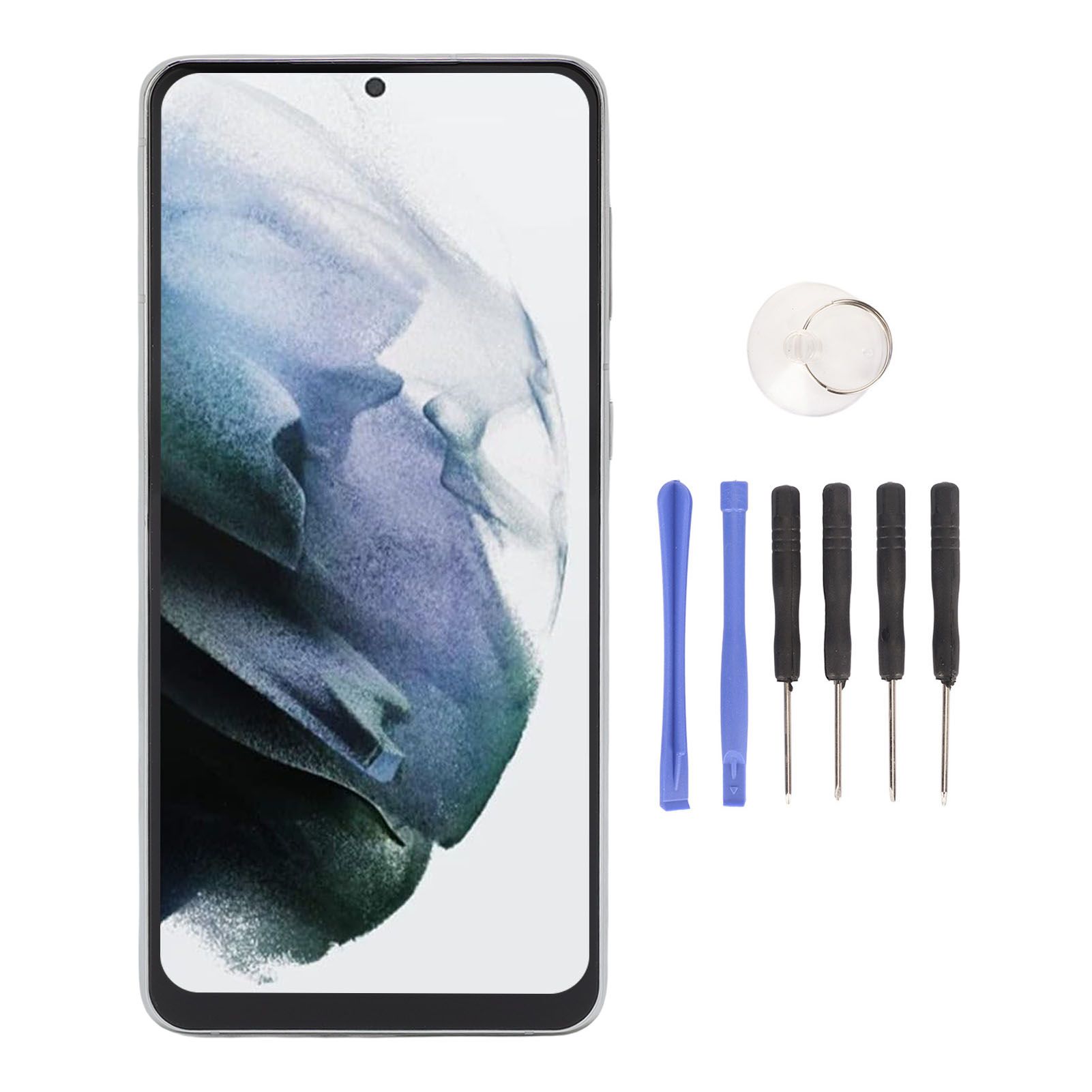 Galaxy S21 Plus 5G: замена экрана 6,7-дюймового LCD 3D Touch Digitizer с Frame Silver, совместимый SM-G996B SM-G996U