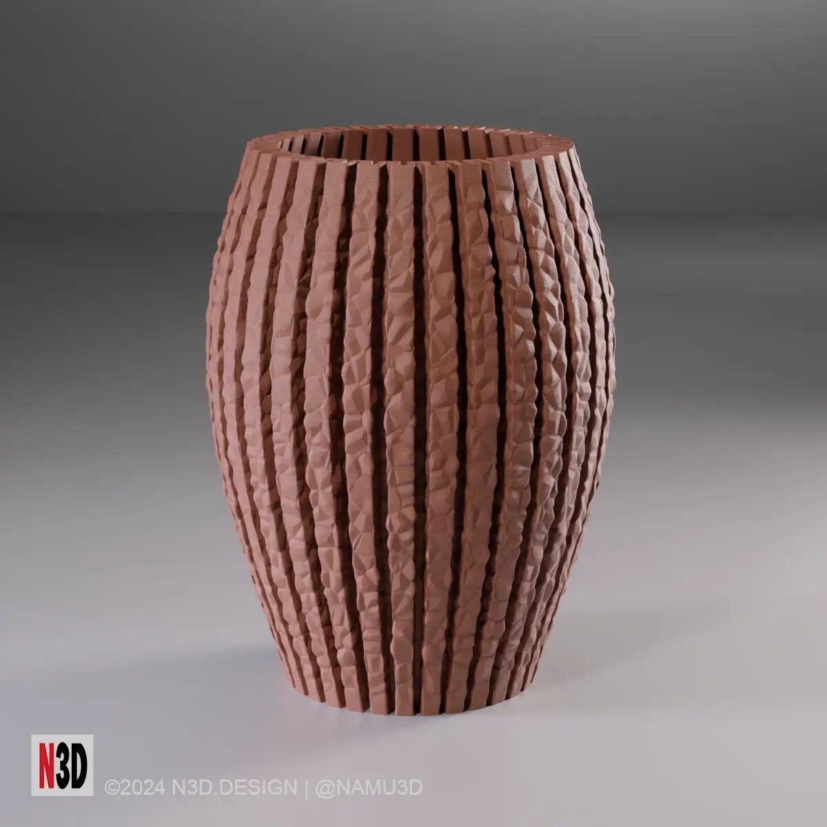 Ваза декоративная в стиле Вороного, 3D-печать, 3DOPRU арт. VASE-CC-668de1350436