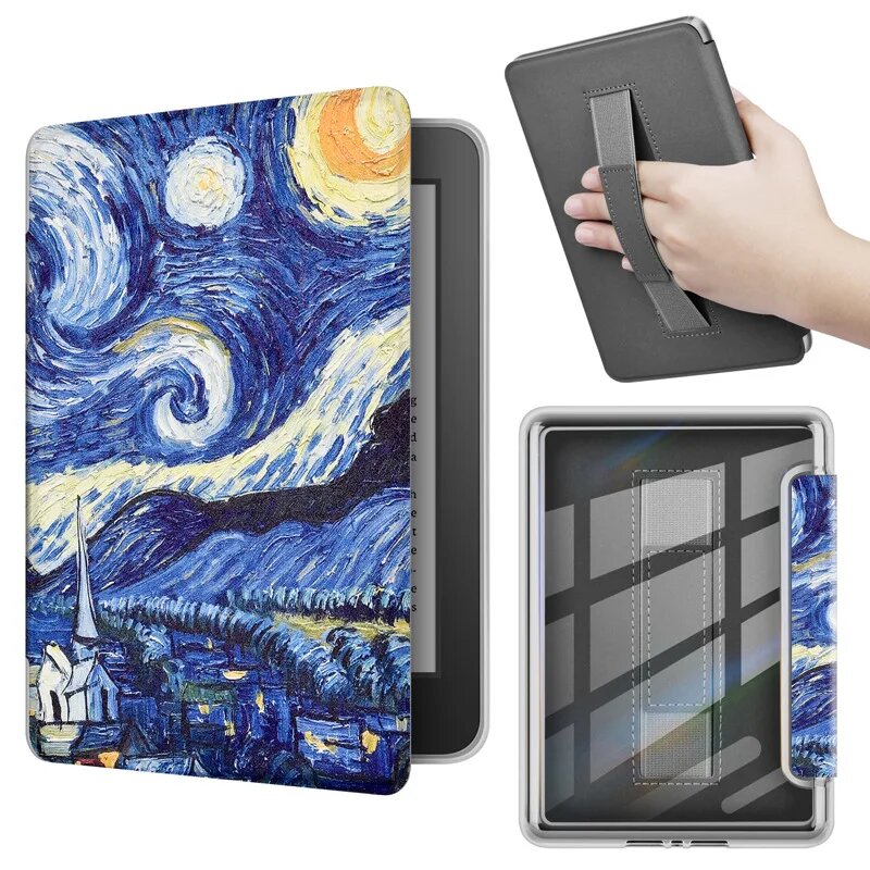 Защитный чехол Greliana для Kindle Paperwhite Черный, DP75SDI KPW 1 2 3, XingKong