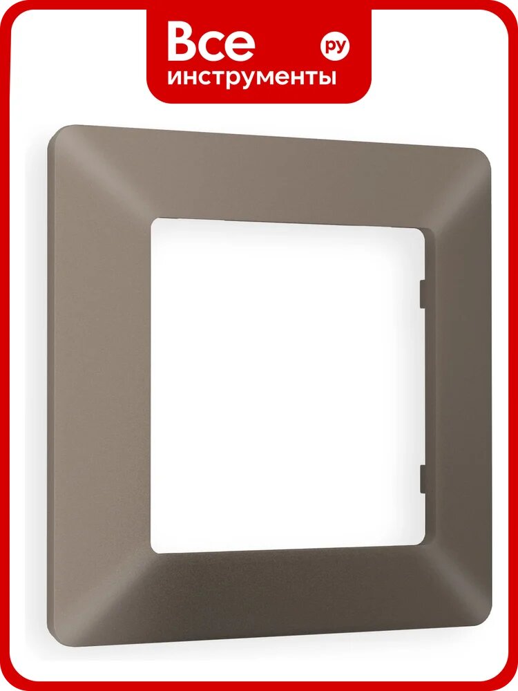 Рамка на 1 пост Ambrella VOLT ALFA Line AF110631