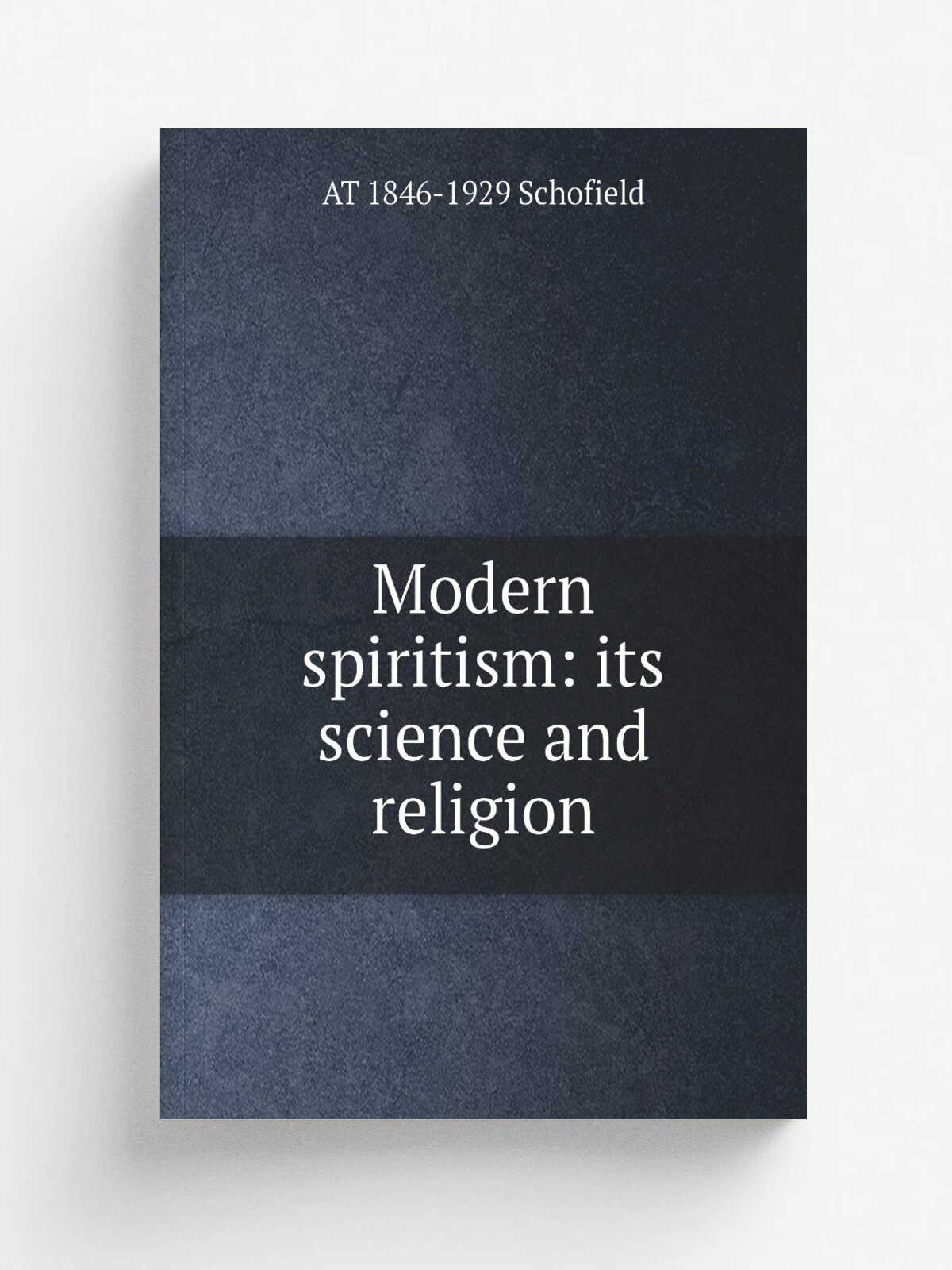 Modern spiritism: its science and religion | AT 1846-1929 Schofield | Репринт