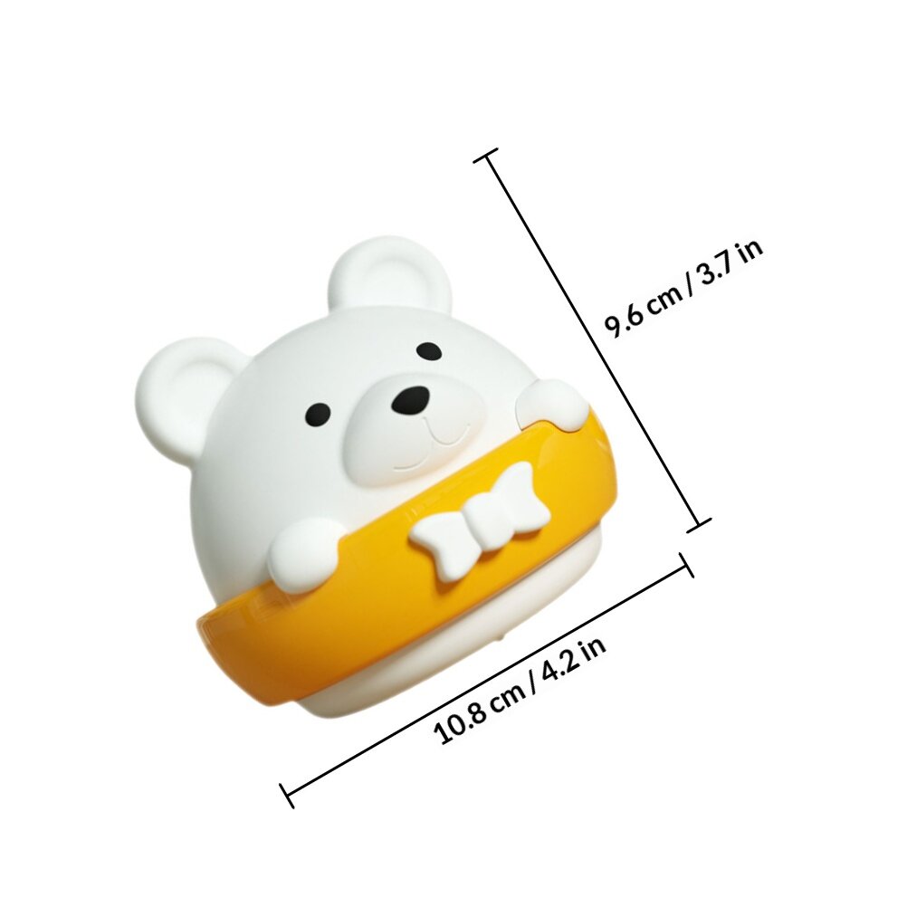 Ночник в форме маленького медвежонка из abs материала для дома с led подсветкой и usb зарядкой