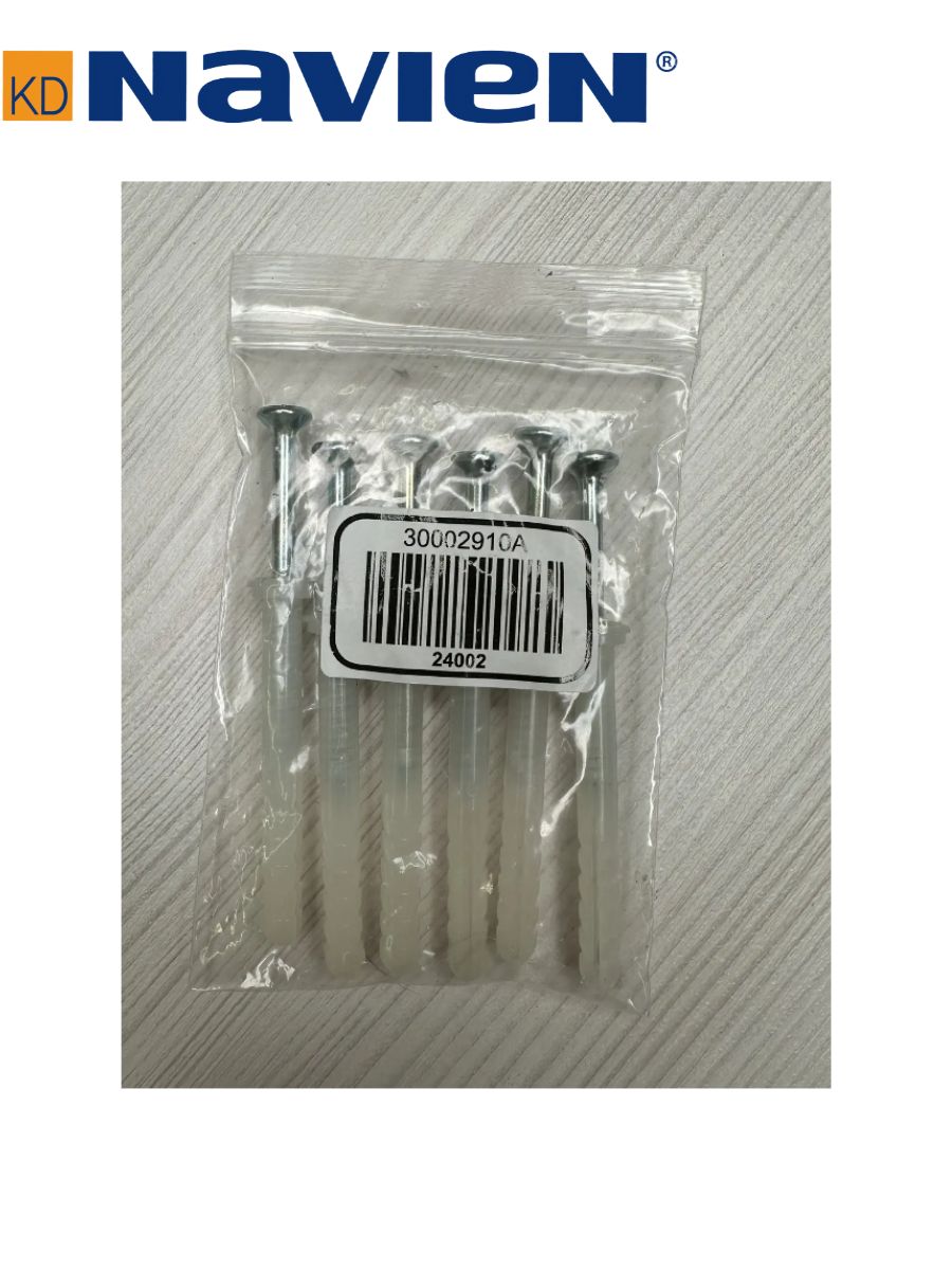 Комплект крепёжных дюбель-гвоздей для монтажа Navien Deluxe S, C, Plus 30002910A