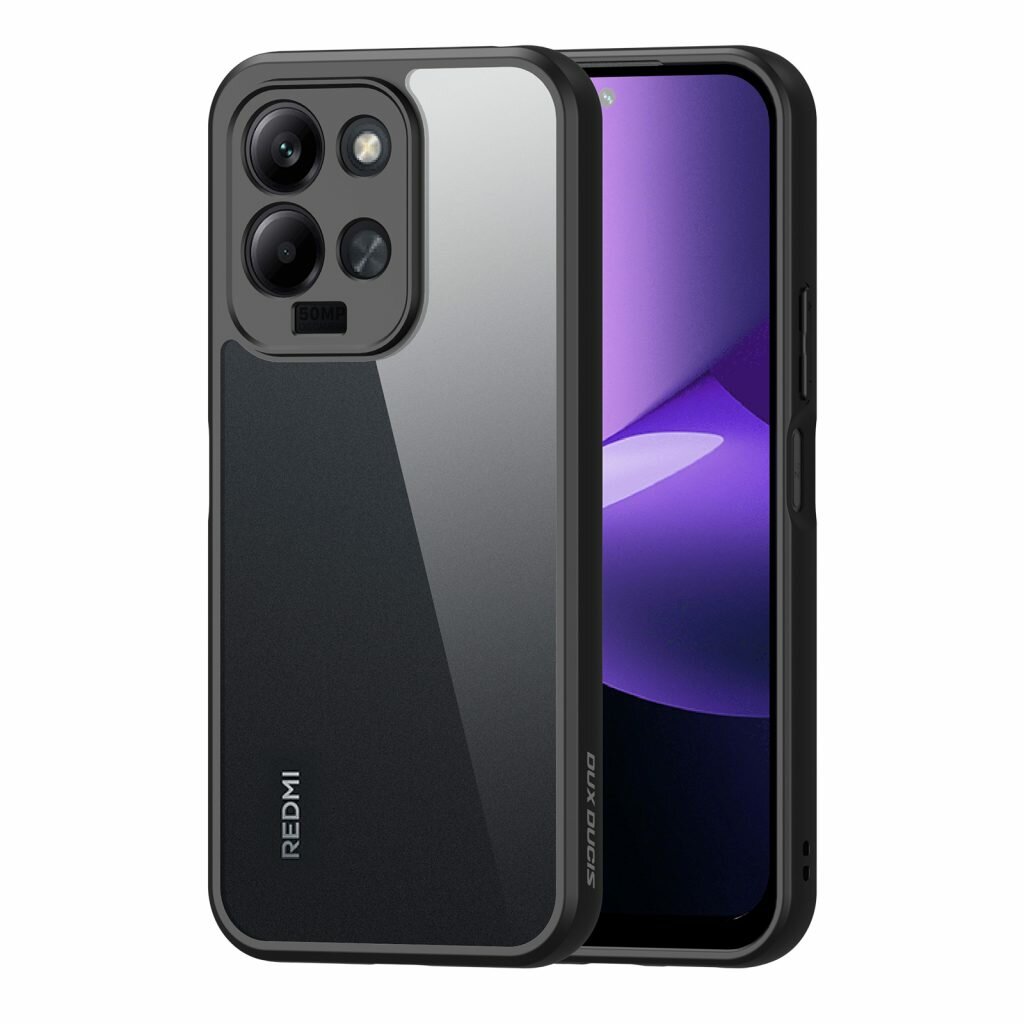 Чехол прозрачный с черными рамками для Xiaomi Redmi 17 4G и 5G, серия Aimo Series Case от Dux Ducis