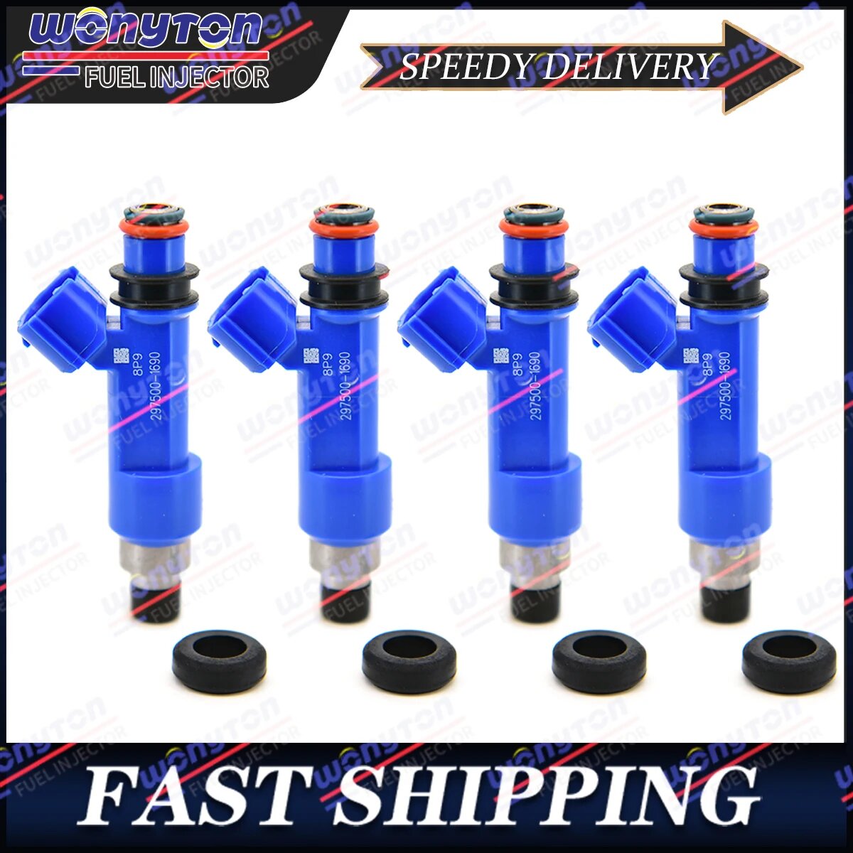 4 шт. топливная форсунка для Mazda Mitsubishi 297500 -1690 1465A295 Z681-13-250