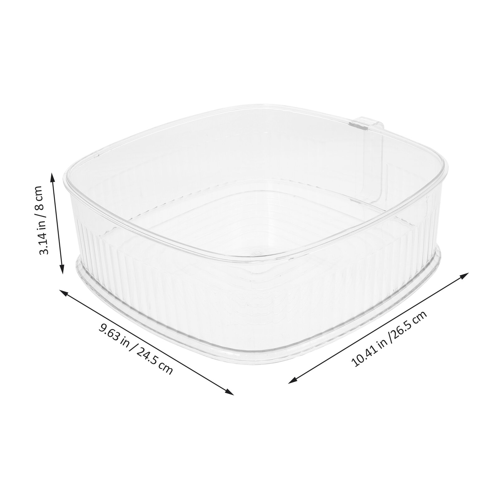 Прозрачный колпак для пирогов, защита блюд 26.5x24.5x8 см, гигиеничный кухонный аксессуар