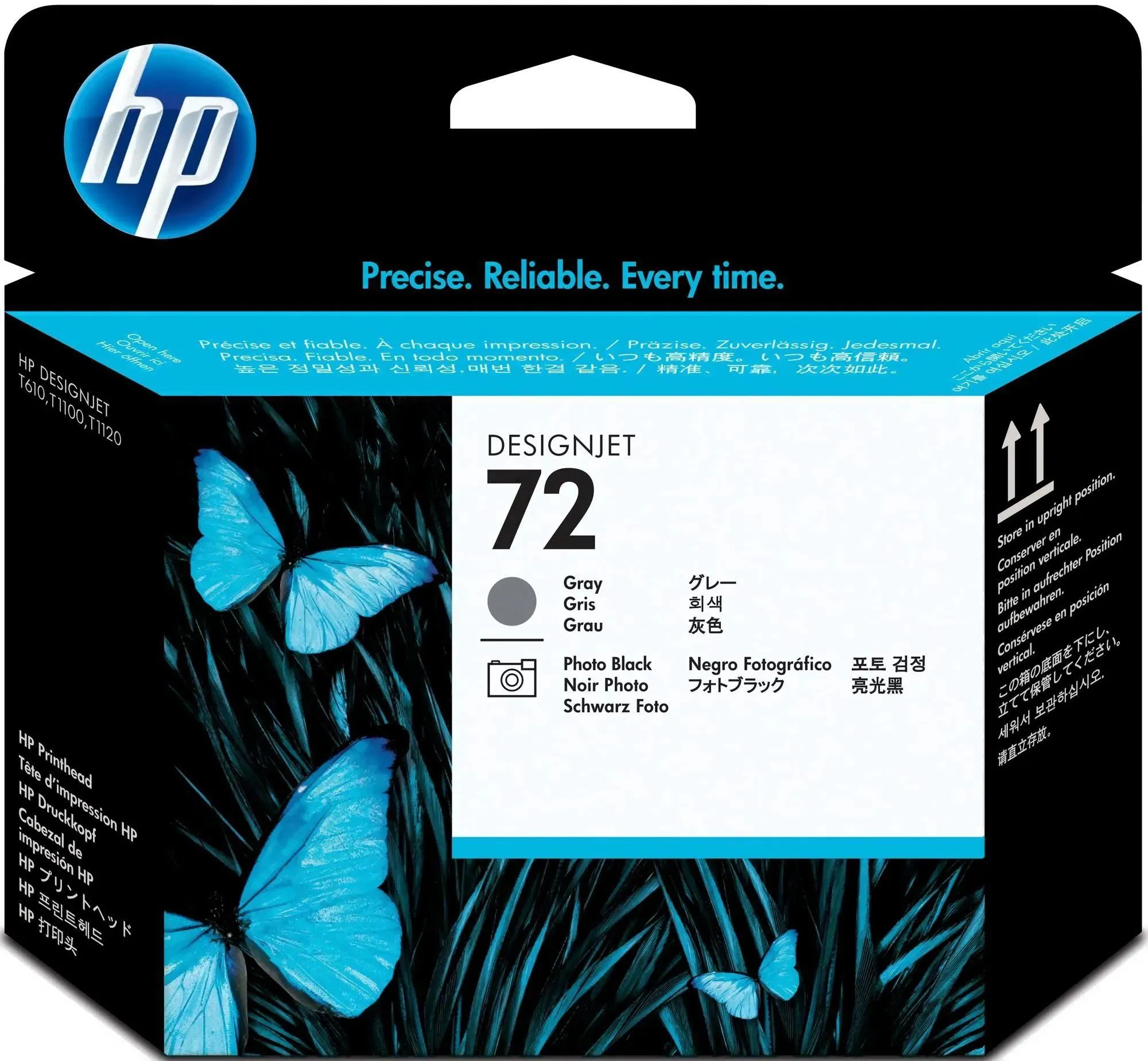 Печатающая головка HP C9380A №72 серая и фото-черная