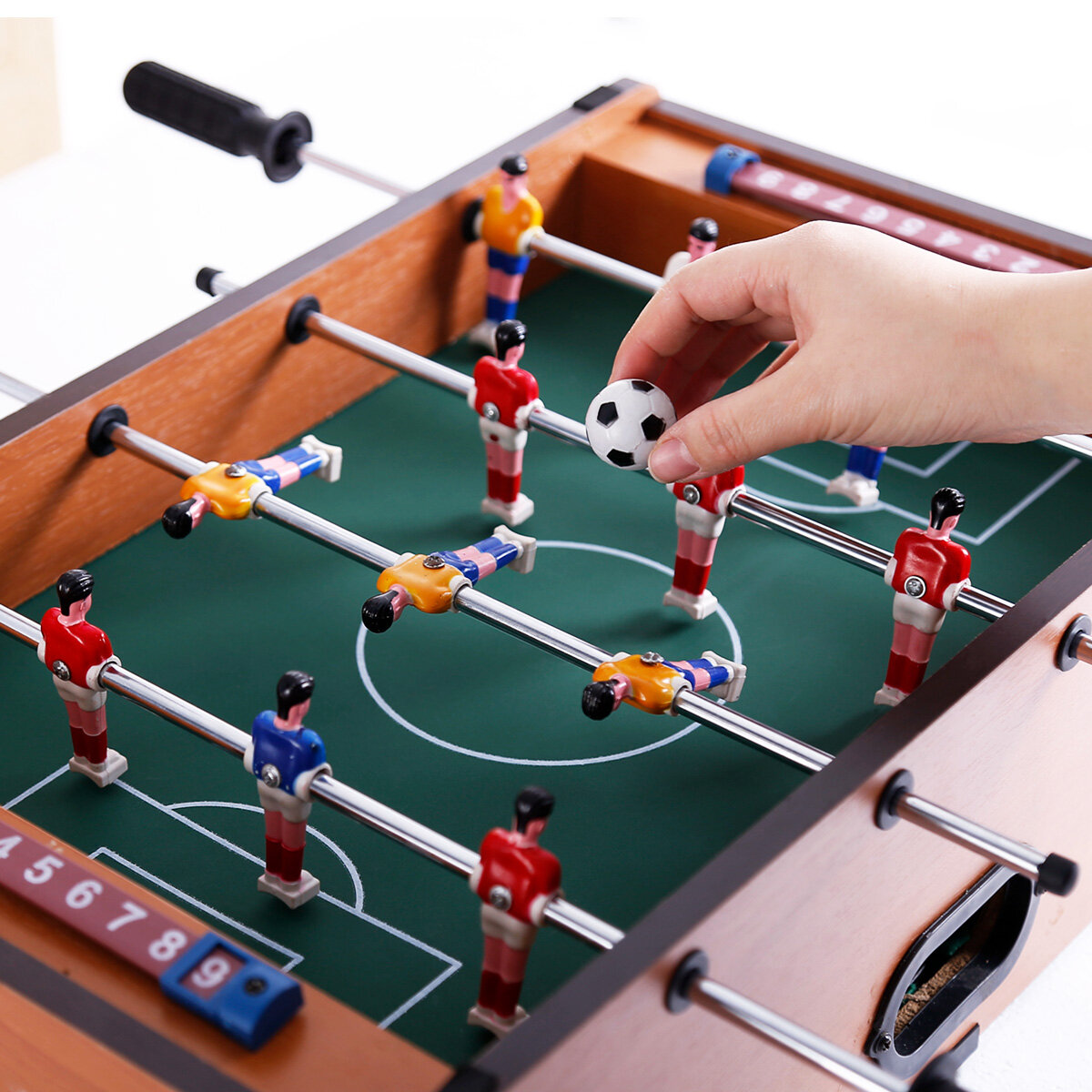 LUOEM 6 Шт Мячи Для Футбола На Столе 32мм Чёрно-Белые Ideal For Tables Длиной До 135см