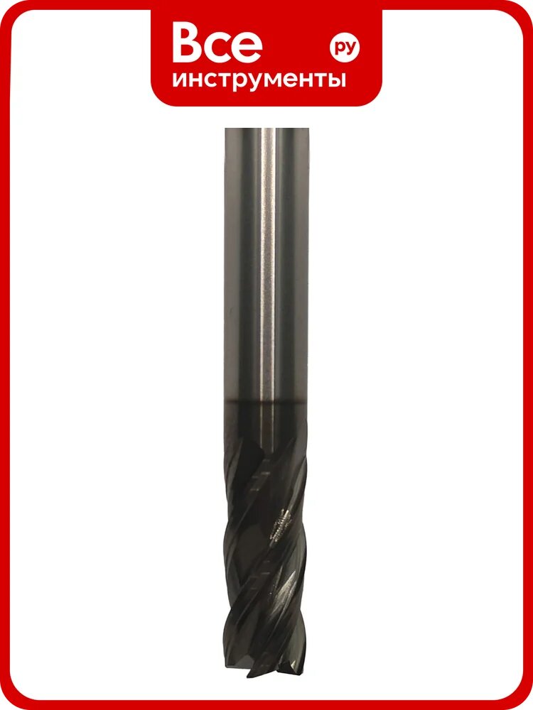 Фреза концевая твердосплавная CNCTOOL VHM 6.0х15х50 z=4, хв.6 L650X с переменным зубом, AlCrN HRC65 (M, S) 184814