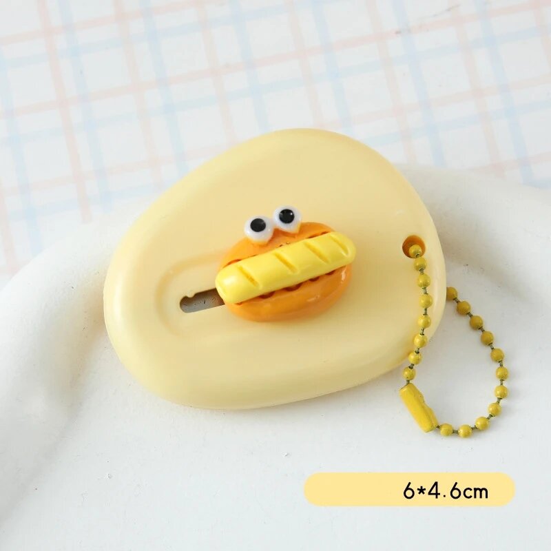 Мини-нож желтый металлический D2X3N Style 7