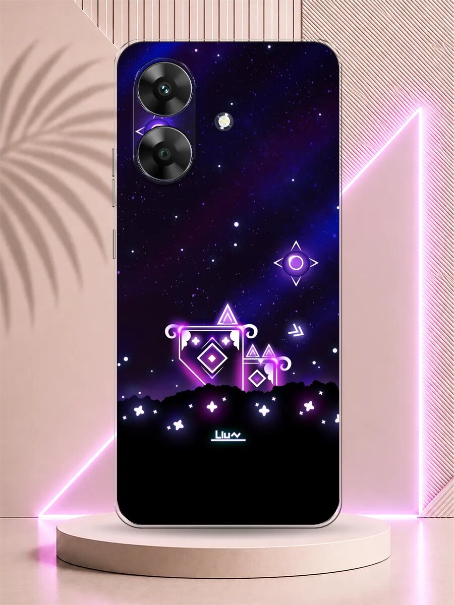 Чехол на Realme Note 60 Geometry Dash