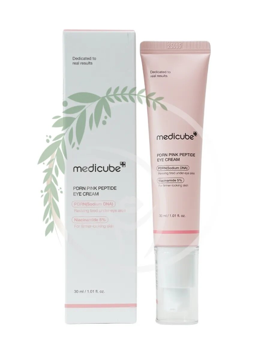 Medicube Оригинал Кореи Pink Peptide Eye Cream, корейская косметика, упругость, гладкость и видимый лифтинг век, 30 мл