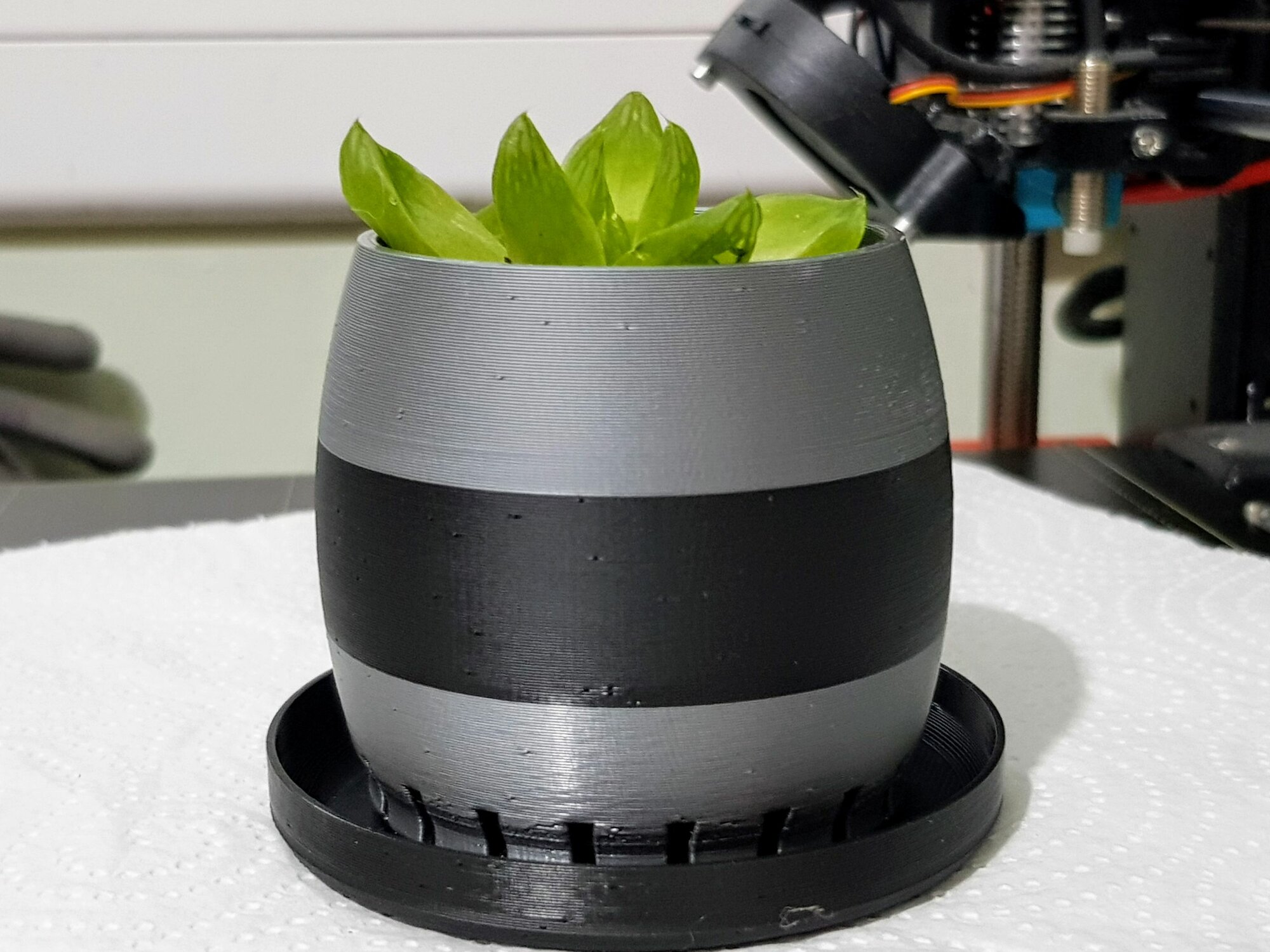 Кашпо для растений дизайнерская, 3D-печать под заказ, арт. PZ-PLANT-TV-4052712
