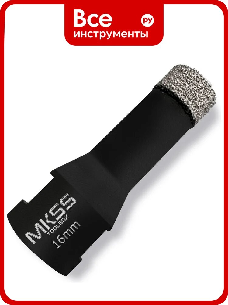 Коронка алмазная универсальная MKSS Toolbox KS2803 HARD W 16 мм, M14 для УШМ KS28030016