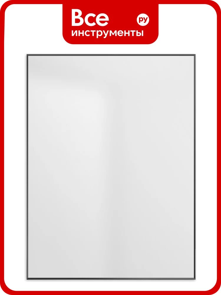 Зеркало в алюминиевой раме BelBagno SPC-AL-600-800 Nero
