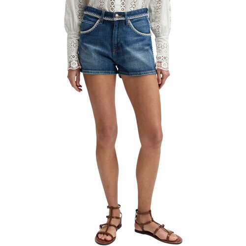 фото Шорты lee women rider short, размер 27, синий