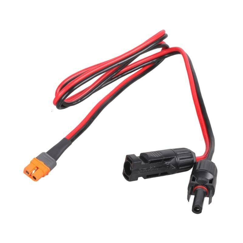 Гибкий 12AWG MC4- XT60IF кабель для зарядки, 3m