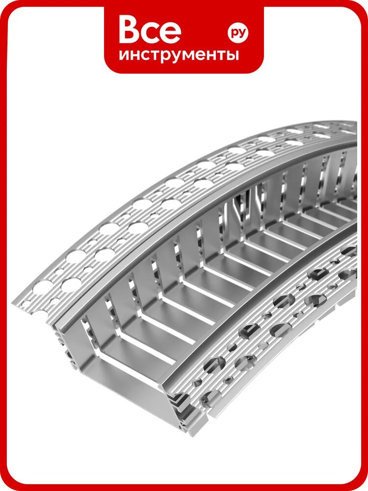 Профиль Arlight FANTOM-BENT-W49-TOP-2000 ANOD 2м 046429