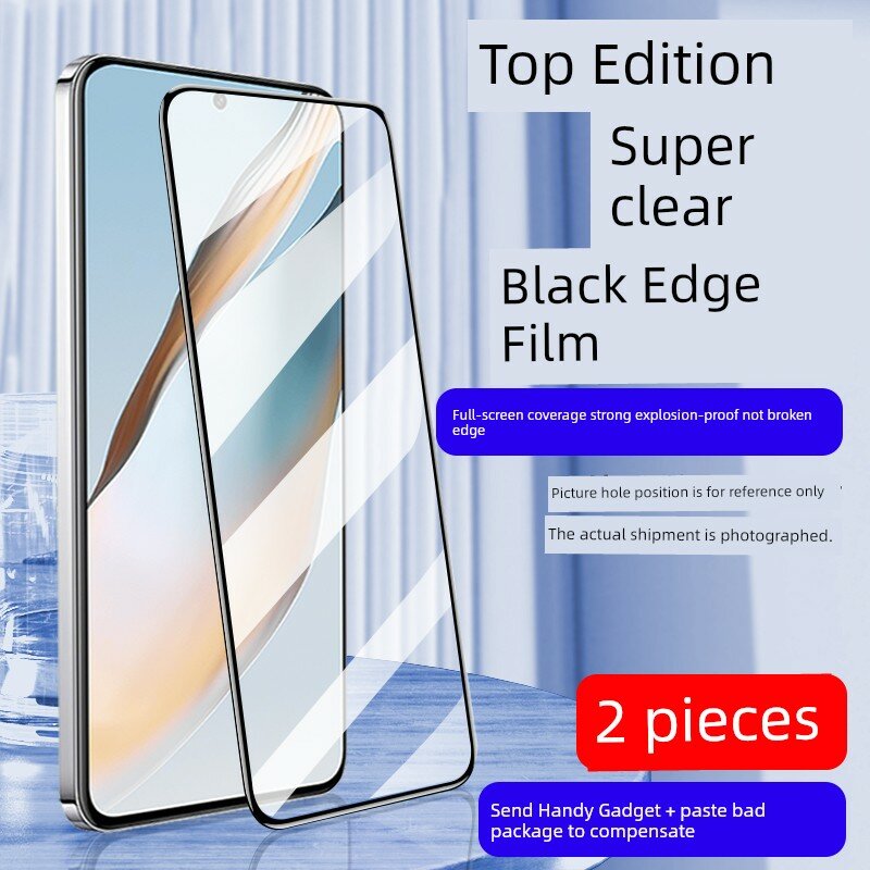 OPPO K9x 3.0 Premium Стеклянный Защитный Экран - 2 Листа Антиотражающий, 99% Успешная Установка