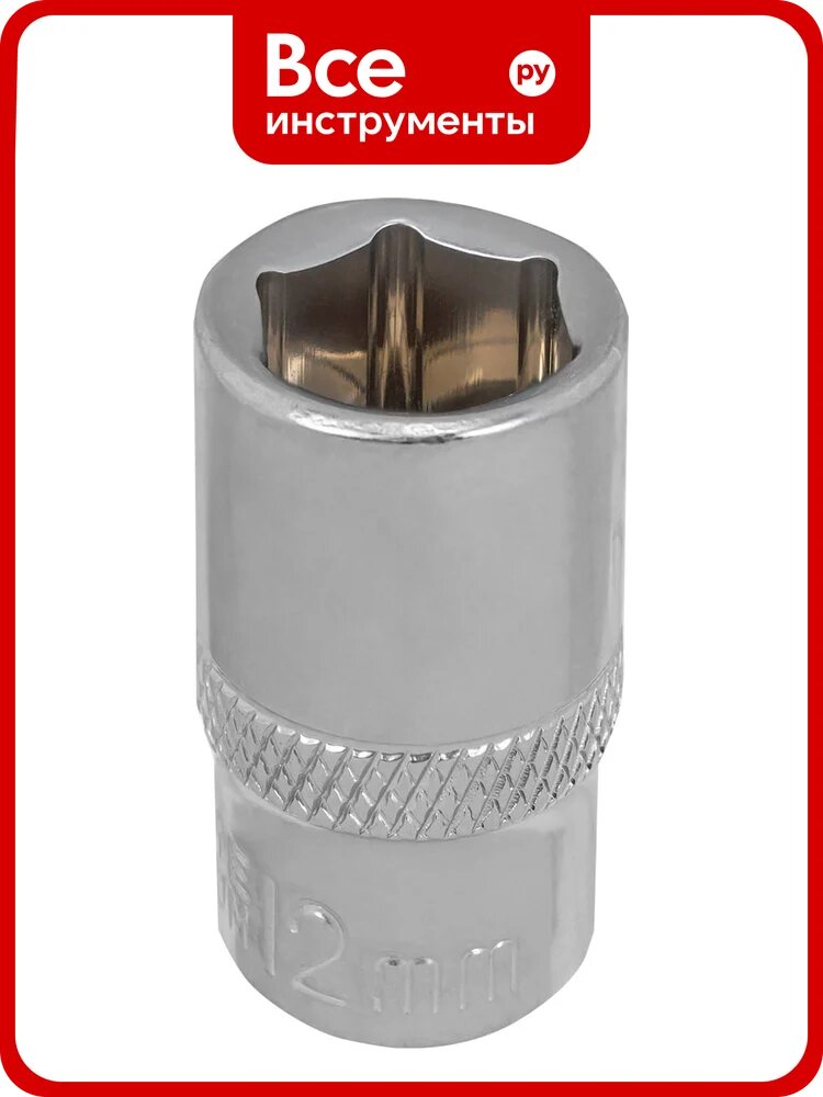 Головка Rockforce 12мм (6гр.), 3/8 RF LIGHT-53512(64548)