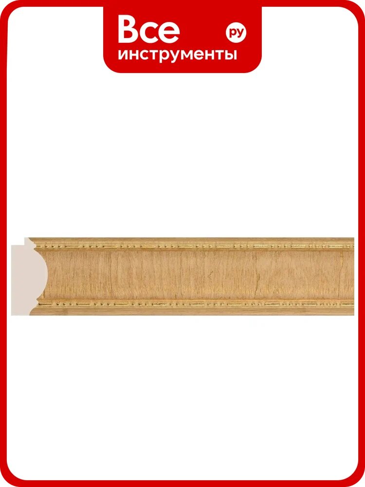 Интерьерный багет Cosca Decor 176-5 64 мм, ясень золотистый СПБ016780