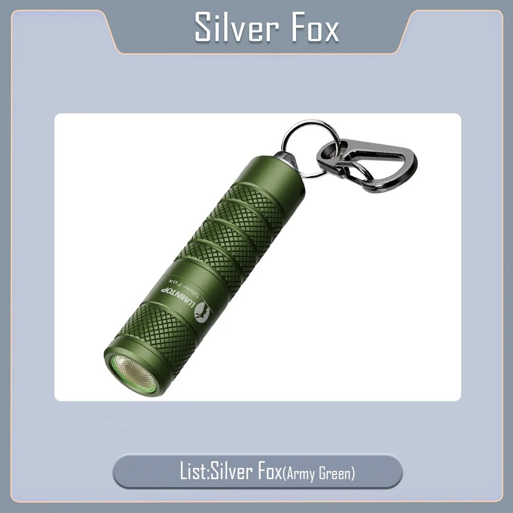 LUMINTOP Silver Fox мини фонарик 760 люмен Серый, without battery
