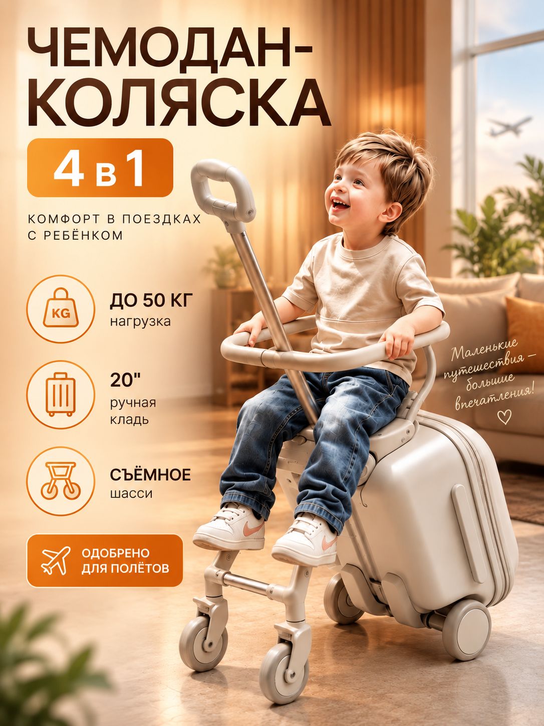 Бегунок для чемодана