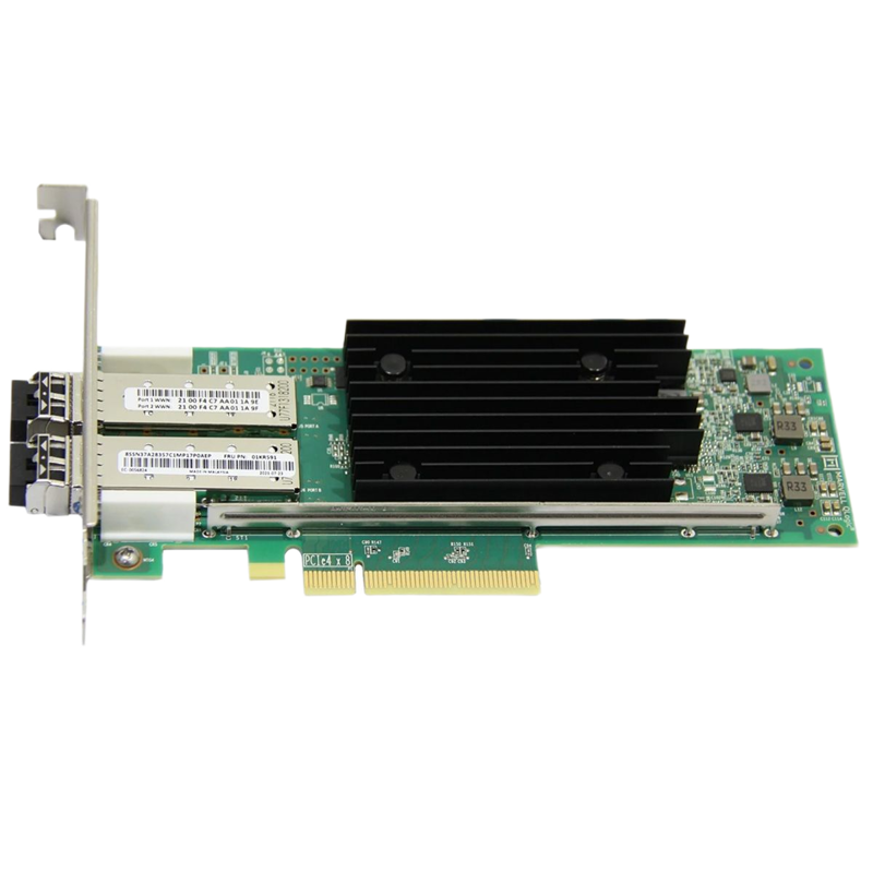 Адаптер Fibre Channel QLogic QLE2772-SR-SP, 2 порта 32 Гбит/с, PCIe 4.0 x8, с трансиверами SR QLE2772-SR-SP