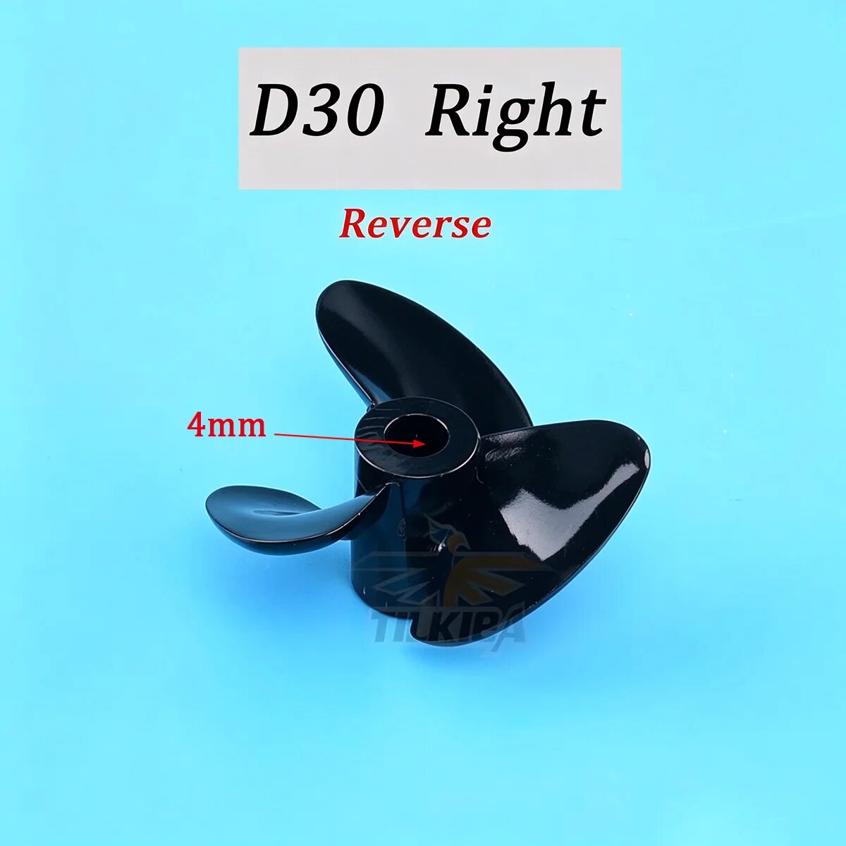 Пропеллер TILKIEA D30mm Reverse 4mm для лодки