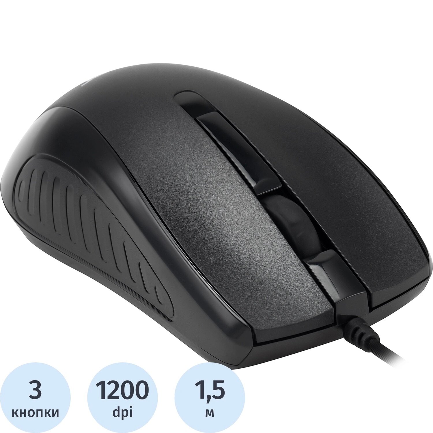 Acer Мышь проводная Acer OMW136 чёрная (ZL. MCEEE.01A)
