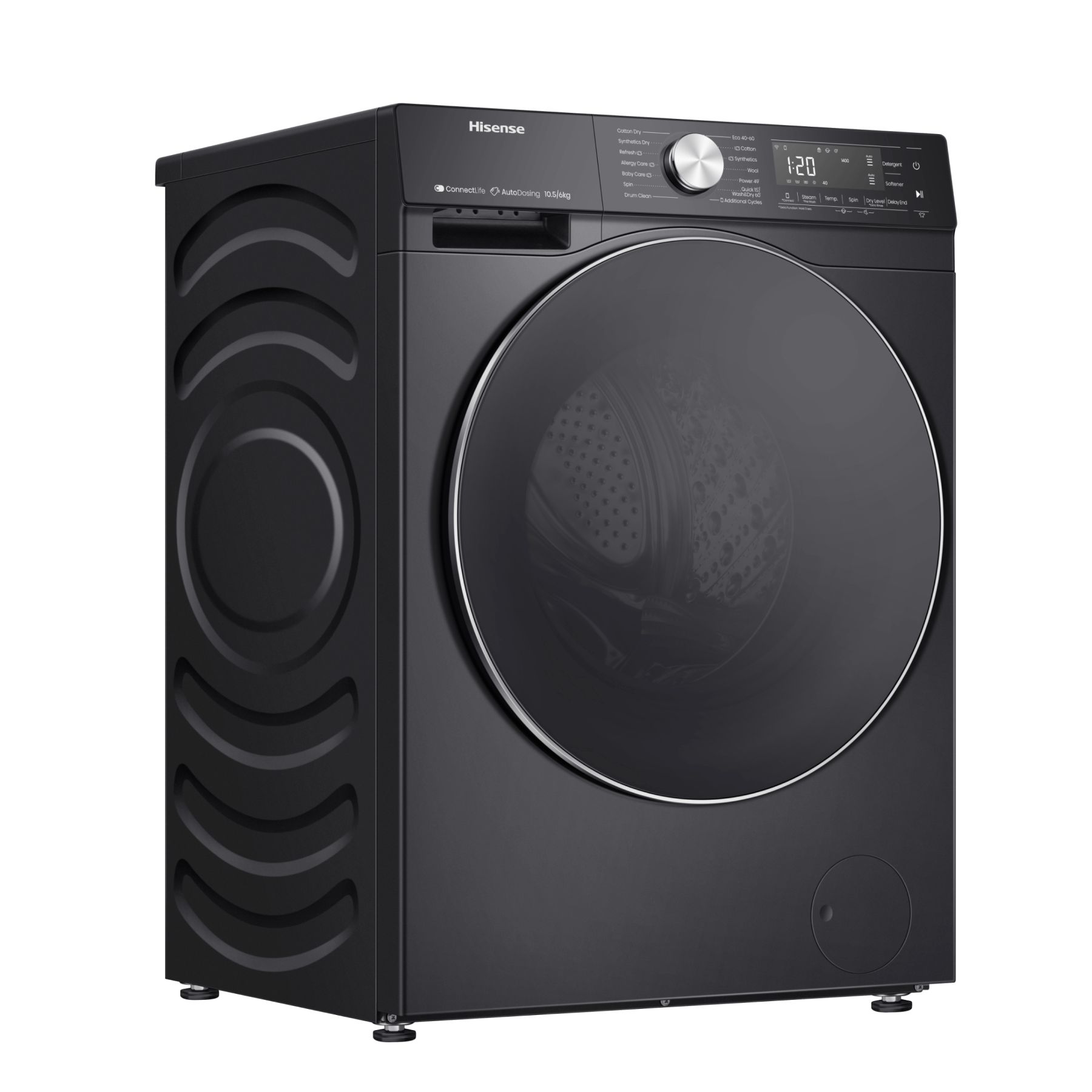 Стиральная машина Hisense WD5S1045BB, черная