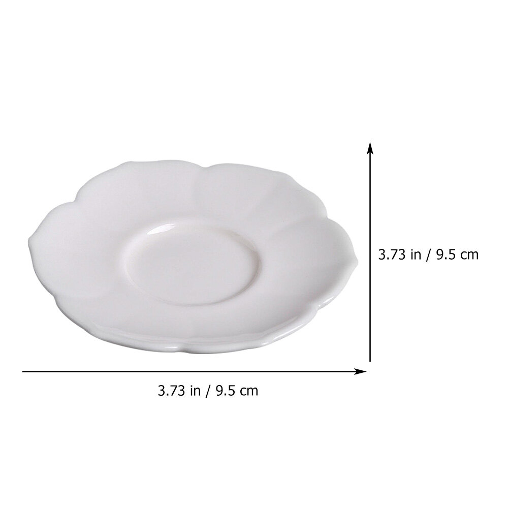 Набор Из 2 Штук Простых Подставок Для Чашек Из Керамики Размер 9 5X9 5X1 2Cm