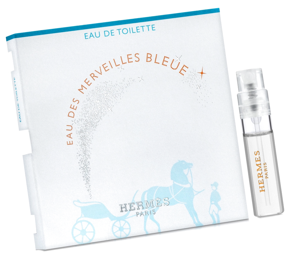 Стойкий парфюм Гермес О Де Мервейлс Блу миниатюра 2 / Туалетная вода Hermes Eau Des Merveilles Bleue пробник