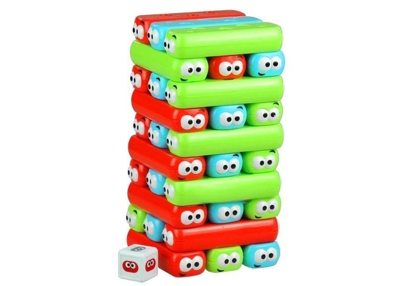 Головоломка Lean Toys башня с червячками, игра на ловкость