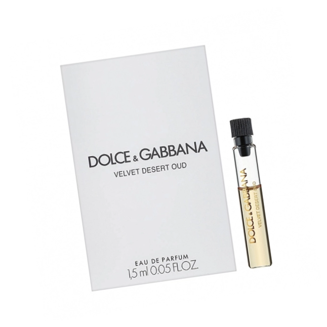 Парфюмерная вода Dolce Gabbana Velvet Desert Oud мини-формат / Пробник аромата Дольче Габбана Вельвет Десерт Уд 1.5