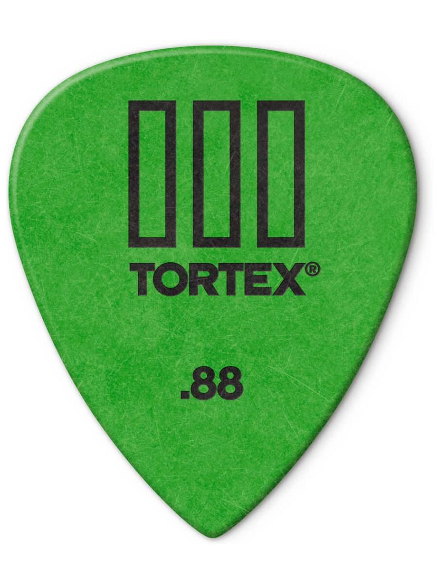 Набор медиаторов DUNLOP TORTEX TIII 462P088 12 шт./уп. зеленый