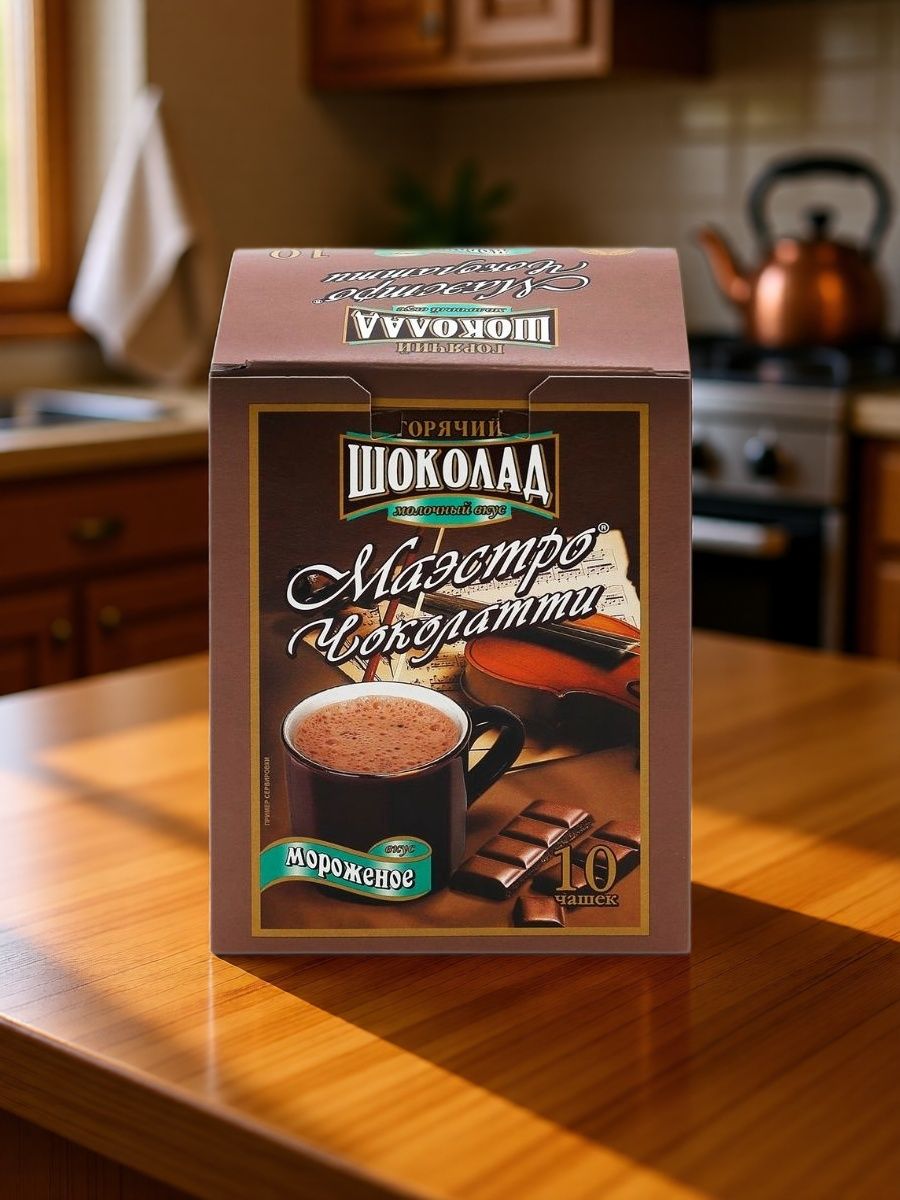 Горячий шоколад Маэстро Чоколатти молочный вкус (10пакетов)