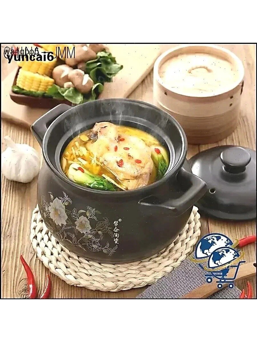 Керамический горшочек для запекания W754, 5.3 л, с крышкой, 1 шт