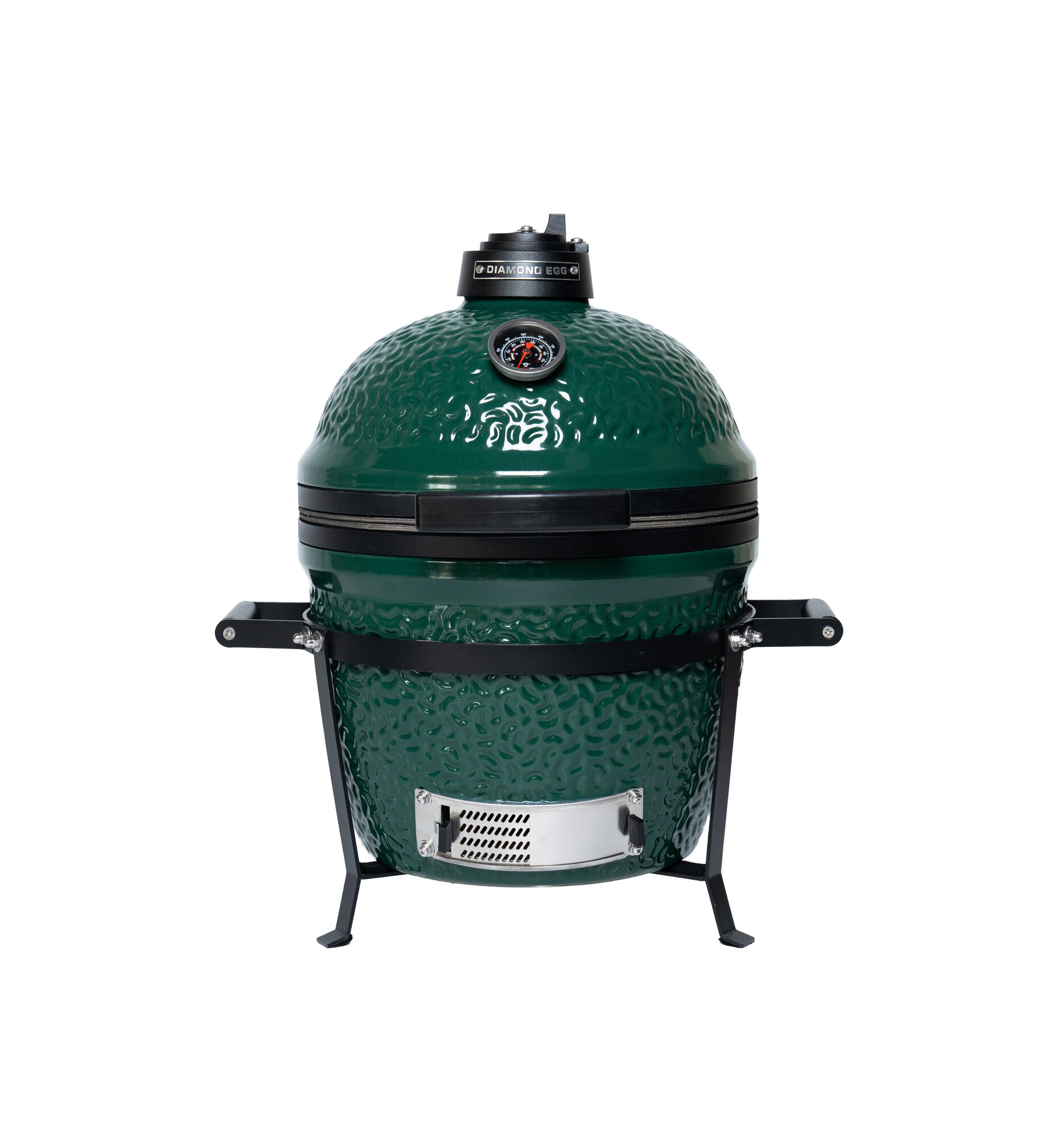 Керамический угольный гриль камадо Diamond Egg SMART GREEN SAPHIRE