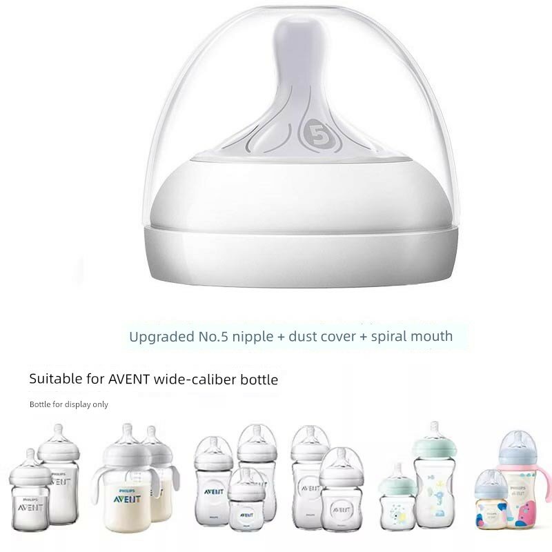 Philips Avent Ниппель 5 унц. + винтовая крышка + пылезащитная крышка обновленный набор